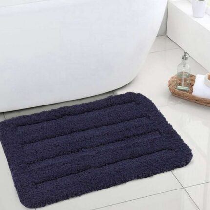 BM 1006 MICRO BATH MATS SOLID WITH EXTRA SOFT D BLUE