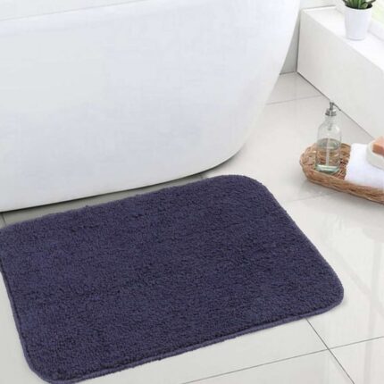 BM 1007 MICRO BATH MATS SOLID COLOR D BLUE WATER ABSORBENT