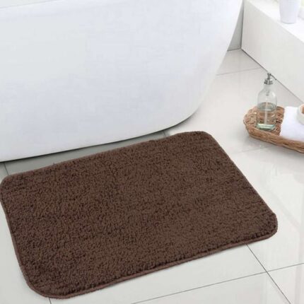 BM 1008 MICRO BATH MATS SOLID COLOR D BROWN