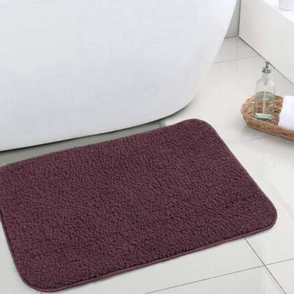 BM 1010 MICRO BATH MATS SOLID COLOR D PURPLE