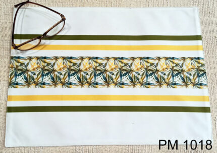 PM 1018 POLY VELVET PRINTE PLACE MAT WITH FUSING