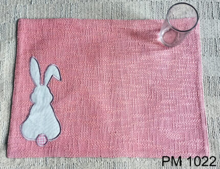 PM 1022 COTTON SLUB PATCH EMBROIDERED WITH FUSING N BACKING