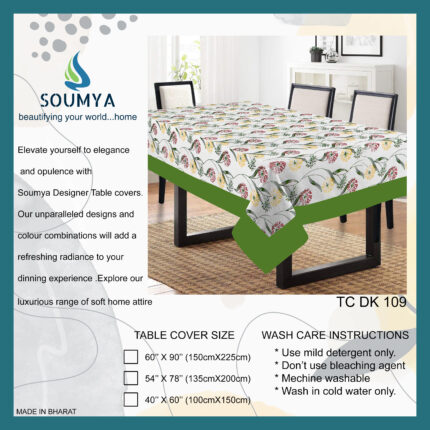 TC DK 109 COTTON TABLE COVER PRINTED